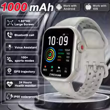 2025 New For Xiaomi Smart Watch Men Women 1.85-Inch HD AMOLED Full Touch Screen IP68 Waterproof Bluetooth Call SmartWatch Man